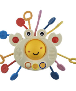 جغجغه مدل خرچنگ BABY CRAB PULL STRING کد FXB-5
