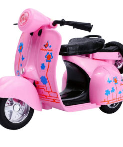 موتور بازی ناب سل مدل وسپا فلزی موزیکال چراغدار فانتزی کد Vespa metal toy motorbike with lights and music naab002