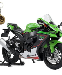 موتور بازی ولی مدل فنردار فرمان متحرک Kawasaki Ninja ZX10R به همراه جاسوئیچی