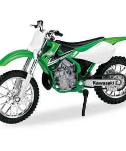 ماکت موتور بازی ناب سل مدل کاوازاکی ولی فلزی اسپرت کد KAWASAKI KX250 NAAB001 با قابلیت جک، چرخ و فرمان متحرک
