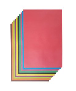 مقوا رنگی سایز 50x70 سانتی متر کد 3 بسته 10 عددی