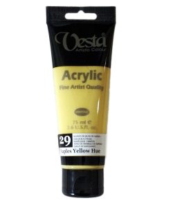 رنگ اکریلیک وستا مدل 29 Naples Yellow Hue حجم 75 میلی لیتر