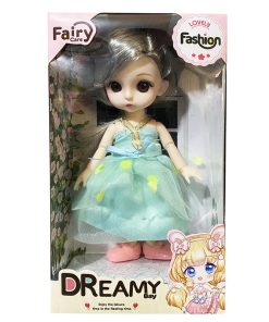 عروسک مدل چشم تیله ای طرح DREAMY کد 6637 ارتفاع 15 سانتی متر