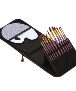 ست قلم مو ژوتینگ کد Professional Violet به همراه پالت مجموعه 13 عددی