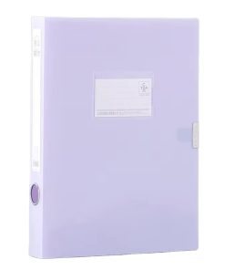 پوشه دکمه‌دار مدل File Case macaron سایز A4
