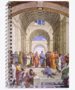 دفتر زبان 50 برگ خندالو مدل سه خط طرح مدرسه آتن رافائل کد 36832