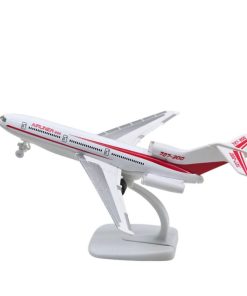 ماکت هواپیما ناب سل مدل موزیکال چراغدار ایرلاین همراه با استند AIRLINER-727-200