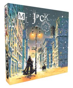 بازی فکری مانترا مسترجک نیویورک MR JACK IN NEWYORK بردگیم استراتژی معمایی دو نفره با مدت زمان کمتر از یک ساعت، شامل کارت و مهره چوبی، مناسب بزرگسال، نوجوان و کودک، درجه سختی متوسط و دفترچه راهنمای فارسی